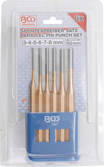 Pin Punch Set 150 mm 3 - 8 mm 6 pcs.