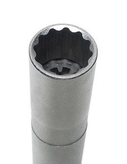 Spark Plug Socket with Magnet, 12-point, long (3/8) Drive 14 mm