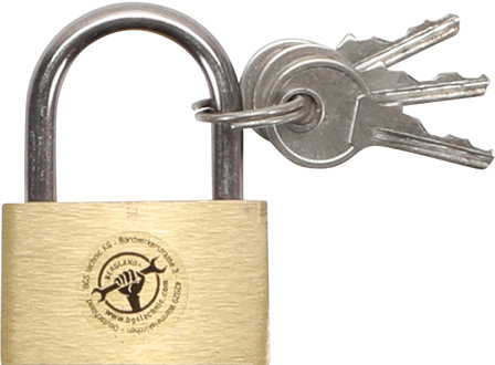 Solid Brass Padlocks, 30 mm