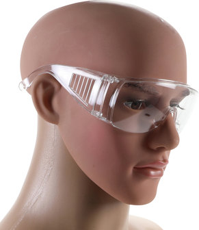 Safety glasses, not tinted