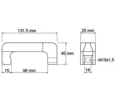 Injector Puller Hook, 16 mm