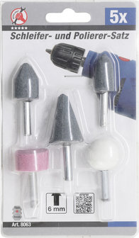 5-piece Mounted Grinding Point Set