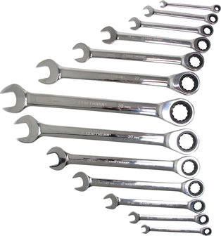 Ratchet Combination Wrench Set 8 - 32 mm 13 pcs