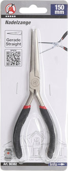 Needle Pliers straight spring loaded 150 mm 