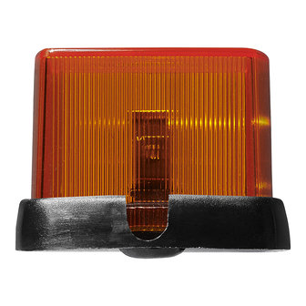 Orange side marker light 65x60mm PM