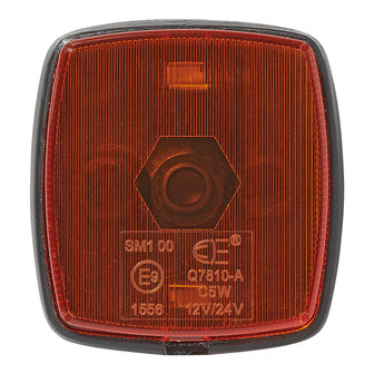 Side marker lamp amber 65x60mm PM