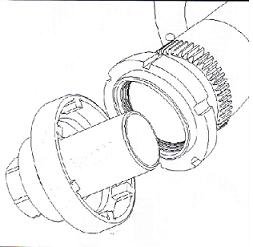 Rear wheel nut socket MAN TGA