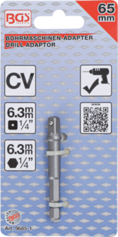 Electric Drill Adaptor 6.3 mm (1/4) Drive / 6.3 mm (1/4)