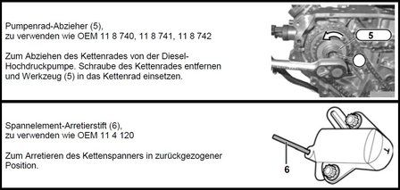 Engine Timing Tool Set for BMW and MINI, 1.5 &amp; 2.0L Diesel