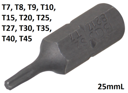 Bit (1/4) Drive T-Star (for Torx)