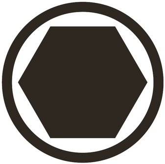 Bit 6.3mm (1/4) Drive internal Hexagon