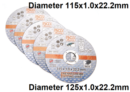 Cutting Discs for Stainless Steel