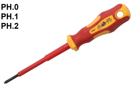 VDE Screwdriver Cross Slot