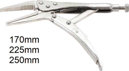 Locking Long Nose Grip Pliers