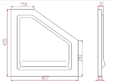 Sandblast cabinet 220 l