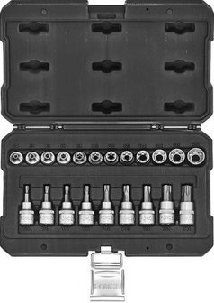 3/8 Star socket set 21pc