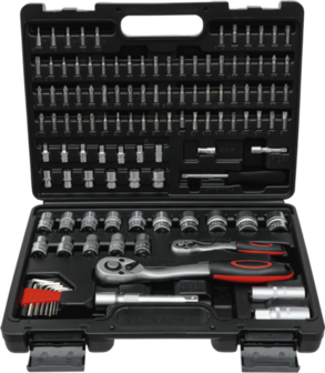 Socket Set Super Lock (1/4) / (1/2) Drive 115 pcs