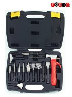 Chisel &amp; dowel set 15-piece