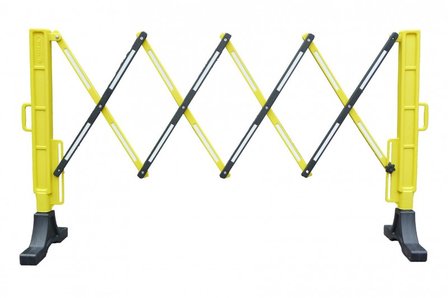 Flexible fence yellow/black