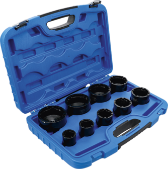 Groove Nut Socket Set inside taps KM4 - KM12 9-pcs