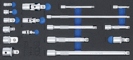 BGS Tools 1/4" "Wobble" Extension Bar 100mm 2231 