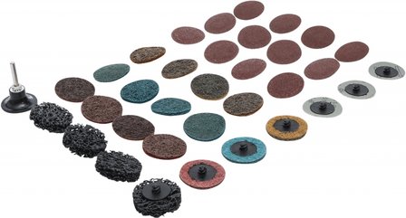 Grinding Wheels / Sanding Pad Set diameter 50 mm 35 pcs