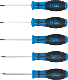 Screwdriver Set T-Star tamperproof (for Torx) T6 - T10 5 pcs