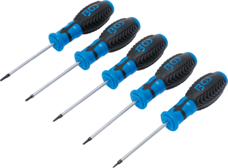 Screwdriver Set T-Star tamperproof (for Torx) T6 - T10 5 pcs