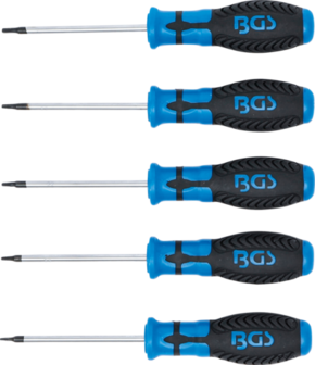 Screwdriver Set T-Star (for Torx) T6 - T10 7 pcs