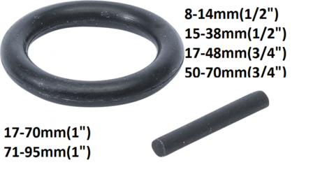 O-Ring &amp; Locking Pin Set 12.5 mm (1/2)
