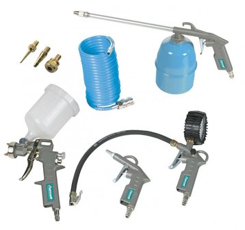 Compressed air kit 8-piece