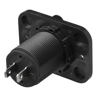 USB flush-mounted socket double type A 3100mA 12V/24V