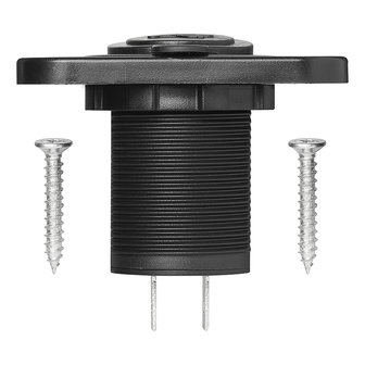 USB flush-mounted socket double type A 3100mA 12V/24V