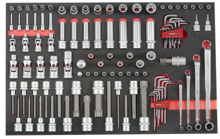 Foam Star &amp; Five-sided star socket set 104pc