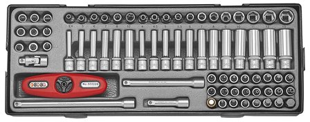 1/4 Socket combination set 74pc