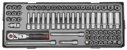 1/4 Socket combination set 74pc