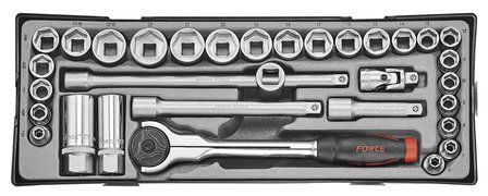 3/8 Socket set 32 pieces (Metric &amp; SAE)