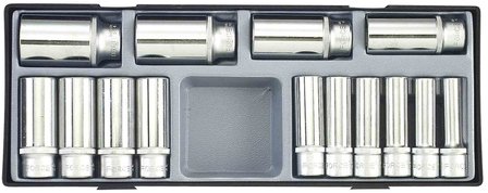 1/2 Deep socket set 14pc