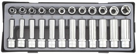 1/2 Socket set 24pc