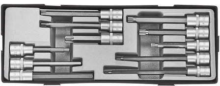 1/2 Socket bit set 11pc