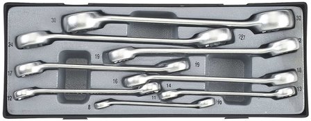 Flare nut wrench set 8pc