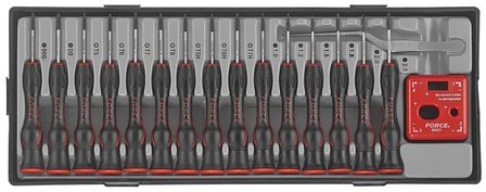 Jeweler screwdriver &amp; (de-)magnetizer set 17pc
