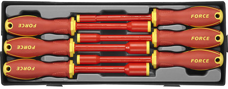 Insulated hex nut screwdriver set 6pc