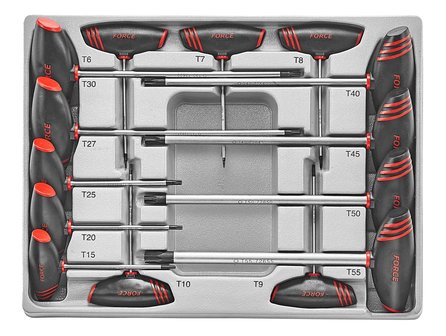 Star tamperproof screwdriver T handle set 14pc