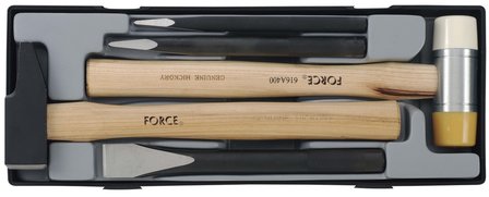 Chisel &amp; Hammer set 5pc