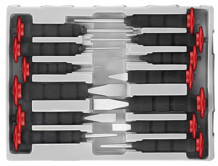 Quakeproof chisel &amp; punch set 13pc