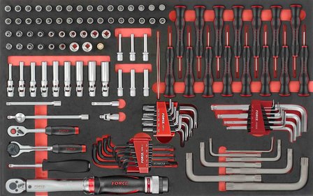 Foam 1/4 Socket Combination set 126pc