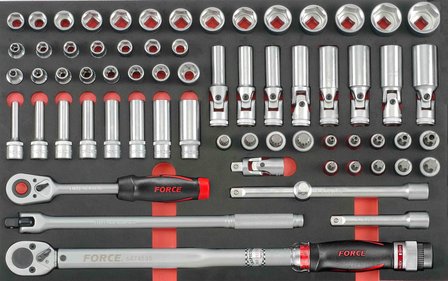 Foam 1/2 Socket Combination set 66pc