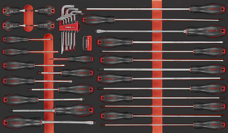 Foam Srewdriver &amp; Key set 37pc