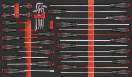 Foam Srewdriver &amp; Key set 37pc